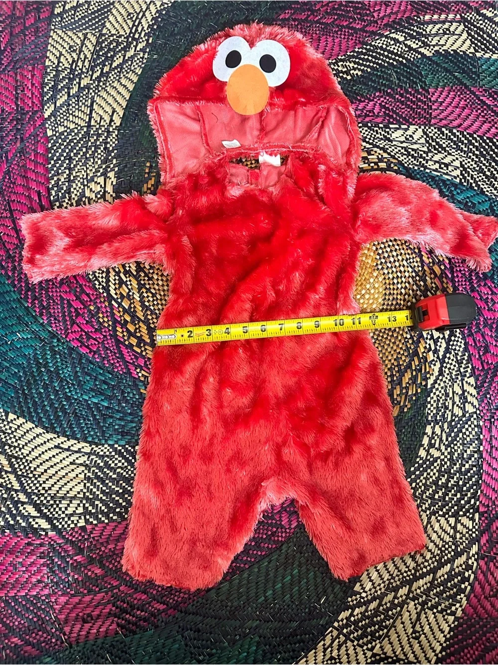 Red Elmo Plush Kids Costume